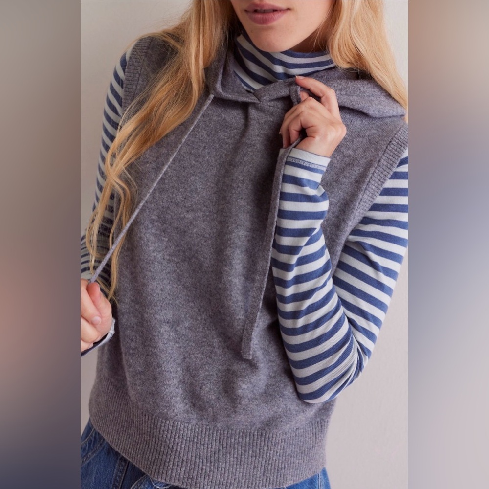 NWT Free People George Cashmere Sweater Vest - Picture 5 of 16